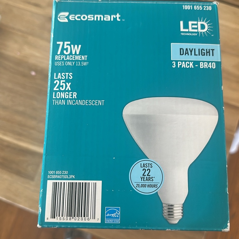 ECOSMART 75w LED DAYLIGHT DIMMABLE REPLACEMENT - Picture 6 of 9